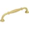 Jeffrey Alexander 128 mm Center-to-Center Brushed Gold Tiffany Cabinet Pull 658-128BG - alternate 1